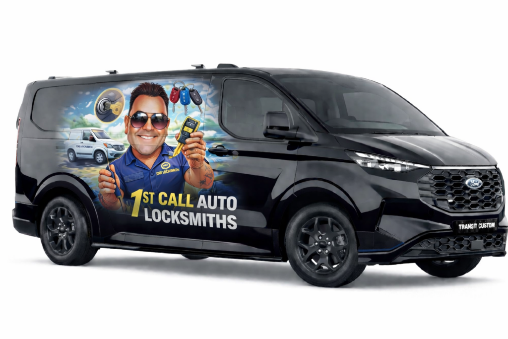 Auto locksmith opening a car door without damage